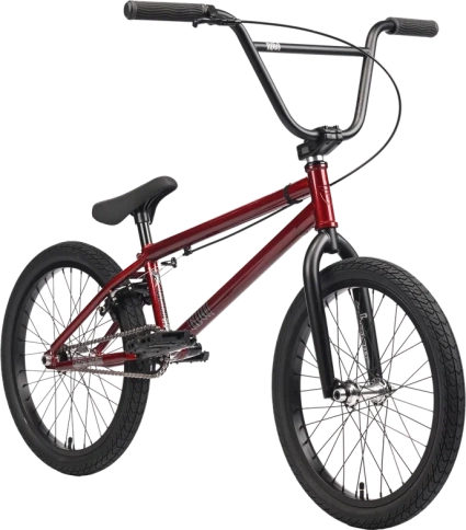 Велосипед Tech Team BMX ROUT park 20х20,4 багряный 2025 фото 2
