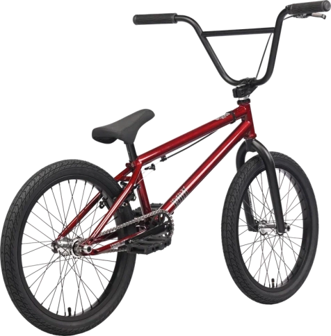 Велосипед Tech Team BMX ROUT park 20х20,4 багряный 2025 фото 3