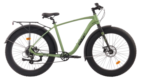 Велосипед фэтбайк Tech Team Flex 26x20 зелёный фото 1